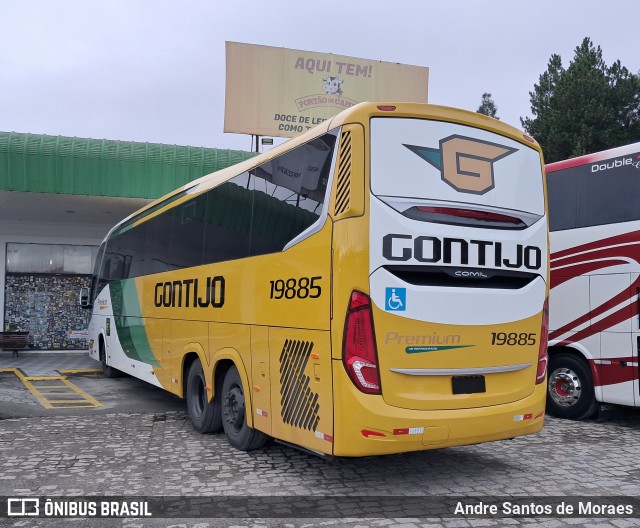 Empresa Gontijo de Transportes 19885 na cidade de Quatro Barras, Paraná, Brasil, por Andre Santos de Moraes. Número da foto: #13074549.