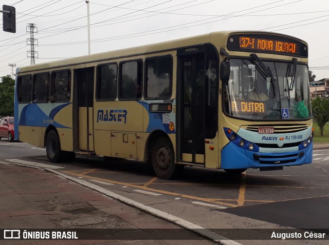 Master Transportes Coletivos de Passageiros RJ 159.068 na cidade de Nova Iguaçu, Rio de Janeiro, Brasil, por Augusto César. Número da foto: #13076778.