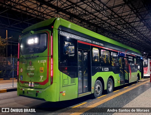 Express Transportes Urbanos Ltda 4 8329 na cidade de São Paulo, São Paulo, Brasil, por Andre Santos de Moraes. Número da foto: #13074524.