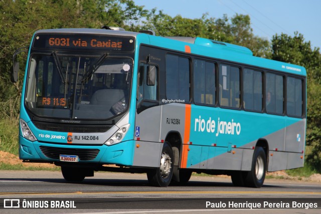Expresso Rio de Janeiro RJ 142.084 na cidade de Magé, Rio de Janeiro, Brasil, por Paulo Henrique Pereira Borges. Número da foto: #13074859.