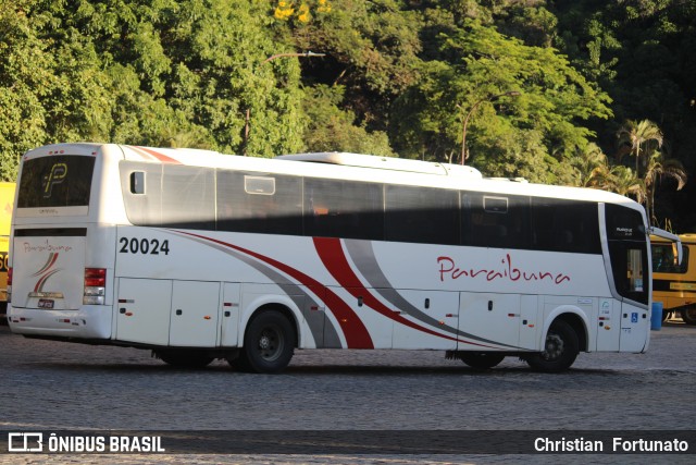 Paraibuna Transportes 20024 na cidade de Leopoldina, Minas Gerais, Brasil, por Christian  Fortunato. Número da foto: #13074275.