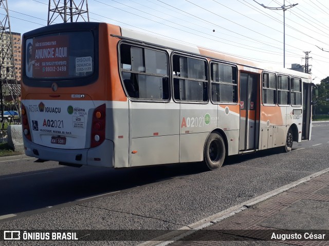 Viação Mirante A02021 na cidade de Nova Iguaçu, Rio de Janeiro, Brasil, por Augusto César. Número da foto: #13076732.