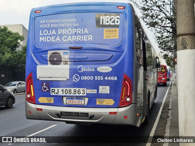 Auto Viação 1001 RJ 108.863 na cidade de Niterói, Rio de Janeiro, Brasil, por Cleiton Linhares. Número da foto: #13075836.