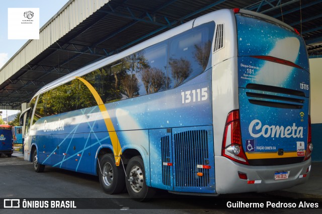 Viação Cometa 13115 na cidade de Lambari, Minas Gerais, Brasil, por Guilherme Pedroso Alves. Número da foto: #13075838.