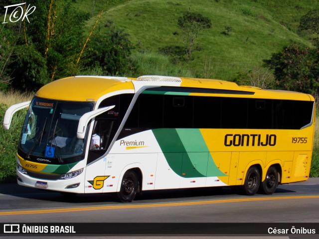 Empresa Gontijo de Transportes 19755 na cidade de Belo Horizonte, Minas Gerais, Brasil, por César Ônibus. Número da foto: #13076263.