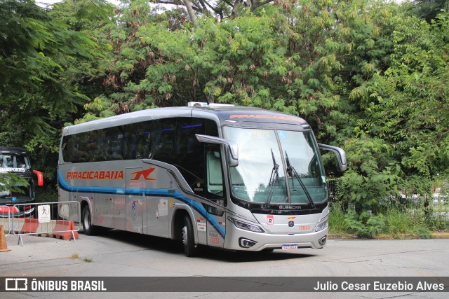 Viação Piracicabana 13033 na cidade de São Paulo, São Paulo, Brasil, por Julio Cesar Euzebio Alves. Número da foto: #13074313.