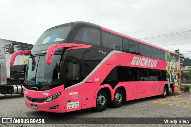 Eucatur - Empresa União Cascavel de Transportes e Turismo 6041 na cidade de São José, Santa Catarina, Brasil, por Windy Silva. Número da foto: #13076321.