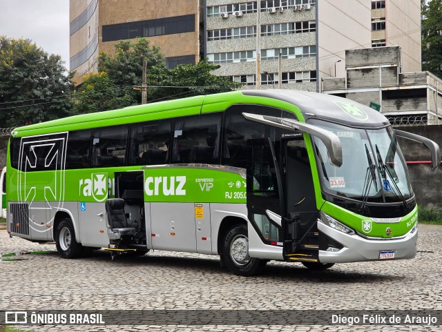 Viação Vera Cruz RJ 205.040 na cidade de Duque de Caxias, Rio de Janeiro, Brasil, por Diego Félix de Araujo. Número da foto: #13075126.