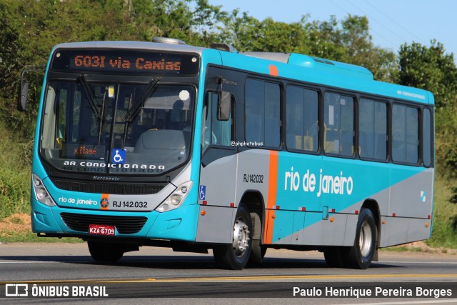 Expresso Rio de Janeiro RJ 142.032 na cidade de Magé, Rio de Janeiro, Brasil, por Paulo Henrique Pereira Borges. Número da foto: #13074844.