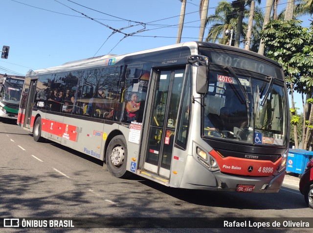 Express Transportes Urbanos Ltda 4 8896 na cidade de São Paulo, São Paulo, Brasil, por Rafael Lopes de Oliveira. Número da foto: #13075815.