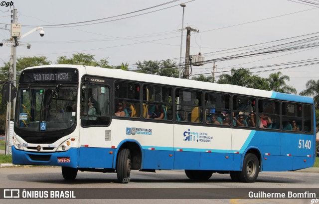Insular Transportes Coletivos 5140 na cidade de Florianópolis, Santa Catarina, Brasil, por Guilherme Bomfim. Número da foto: #13074217.