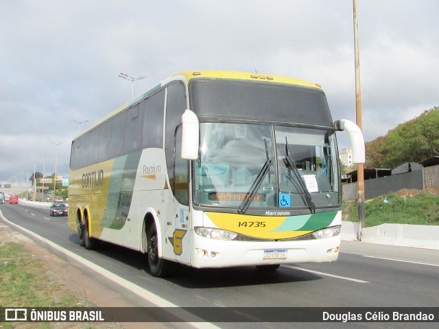Empresa Gontijo de Transportes 14735 na cidade de Belo Horizonte, Minas Gerais, Brasil, por Douglas Célio Brandao. Número da foto: #13076389.