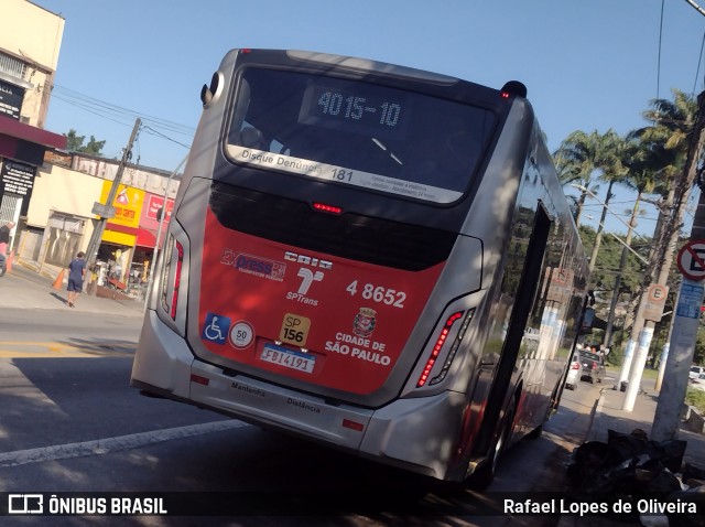 Express Transportes Urbanos Ltda 4 8652 na cidade de São Paulo, São Paulo, Brasil, por Rafael Lopes de Oliveira. Número da foto: #13075850.