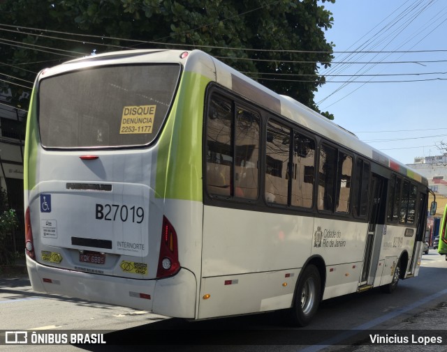 Caprichosa Auto Ônibus B27019 na cidade de Rio de Janeiro, Rio de Janeiro, Brasil, por Vinicius Lopes. Número da foto: #13075954.