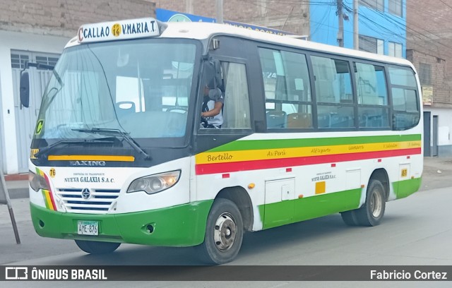 Empresa de Transportes y Servicios Nueva Galaxia S.A. 76 na cidade de Villa El Salvador, Lima, Lima Metropolitana, Peru, por Fabricio Cortez. Número da foto: #13074428.