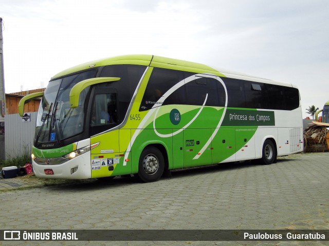 Expresso Princesa dos Campos 6455 na cidade de Guaratuba, Paraná, Brasil, por Paulobuss  Guaratuba. Número da foto: #13075989.