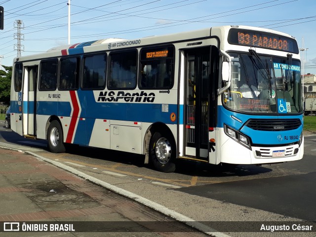 Viação Nossa Senhora da Penha RJ 188.042 na cidade de Nova Iguaçu, Rio de Janeiro, Brasil, por Augusto César. Número da foto: #13076743.