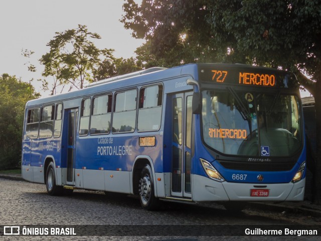 SOPAL - Sociedade de Ônibus Porto-Alegrense Ltda. 6687 na cidade de Porto Alegre, Rio Grande do Sul, Brasil, por Guilherme Bergman. Número da foto: #13076730.
