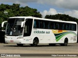 Viação Cidade Sol 4710 na cidade de Vitória da Conquista, Bahia, Brasil, por Felipe Pessoa de Albuquerque. Número da foto: #:id.