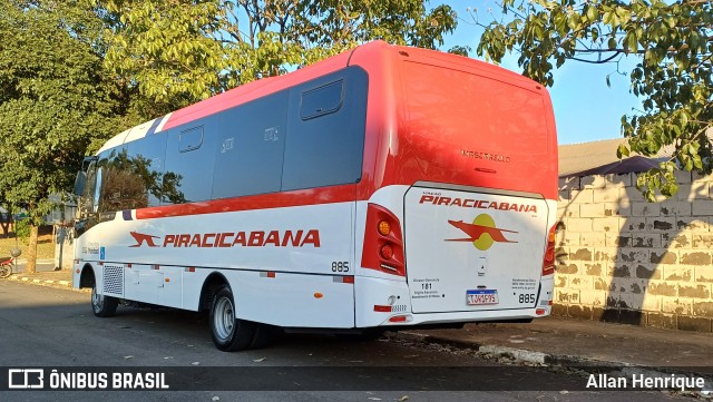 Viação Piracicabana 885 na cidade de Paulínia, São Paulo, Brasil, por Allan Henrique. Número da foto: #13078002.
