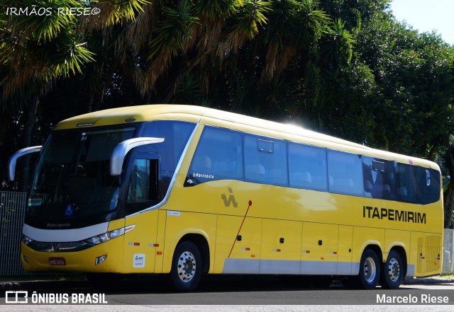 Viação Itapemirim 60801 na cidade de Curitiba, Paraná, Brasil, por Marcelo Riese. Número da foto: #13080330.
