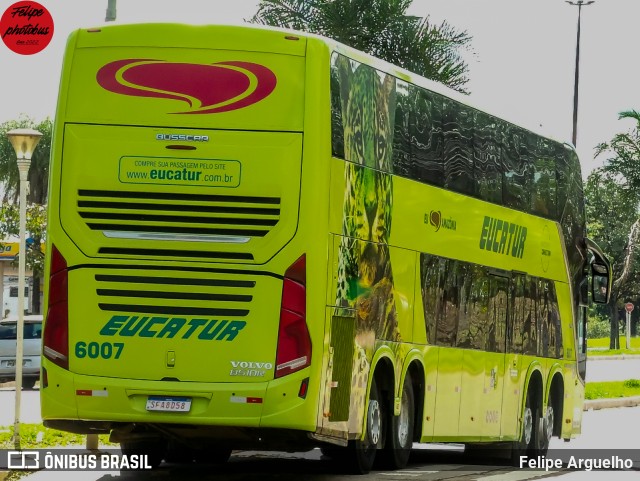 Eucatur - Empresa União Cascavel de Transportes e Turismo 6007 na cidade de Campo Grande, Mato Grosso do Sul, Brasil, por Felipe Arguelho. Número da foto: #13077824.
