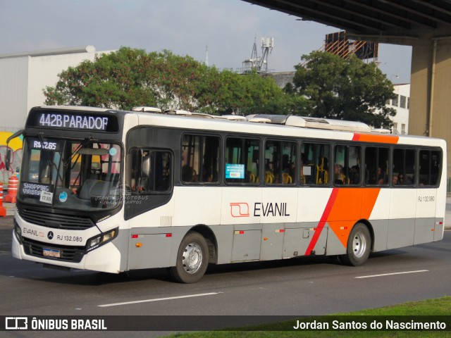 Evanil Transportes e Turismo RJ 132.080 na cidade de Rio de Janeiro, Rio de Janeiro, Brasil, por Jordan Santos do Nascimento. Número da foto: #13079925.