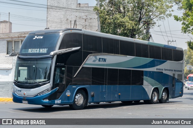 ETN - Enlaces Terrestres Nacionales 8187 na cidade de Gustavo A. Madero, Ciudad de México, México, por Juan Manuel Cruz. Número da foto: #13078736.