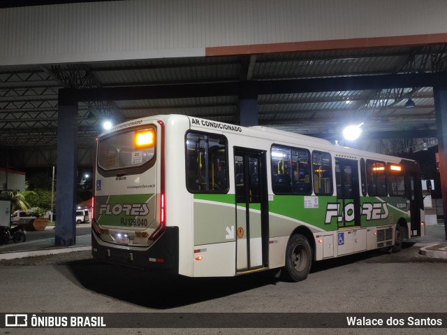 Transportes Flores RJ 128.040 na cidade de Itaguaí, Rio de Janeiro, Brasil, por Walace dos Santos. Número da foto: #13078709.