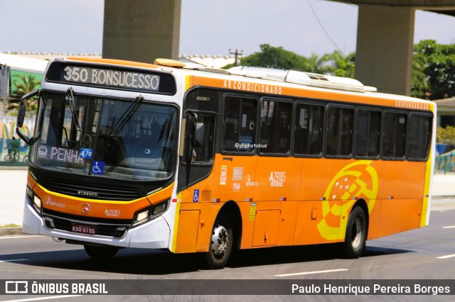 Empresa de Transportes Braso Lisboa A29185 na cidade de Rio de Janeiro, Rio de Janeiro, Brasil, por Paulo Henrique Pereira Borges. Número da foto: #13079069.
