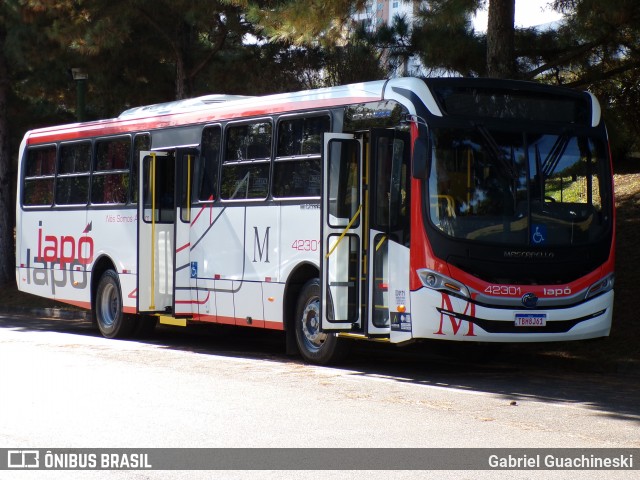 Viação Santana Iapó 42301 na cidade de Ponta Grossa, Paraná, Brasil, por Gabriel Guachineski. Número da foto: #13080514.