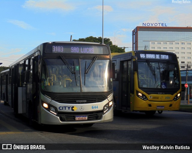City Transporte Urbano Intermodal - Votorantim 644 na cidade de Votorantim, São Paulo, Brasil, por Weslley Kelvin Batista. Número da foto: #13078165.
