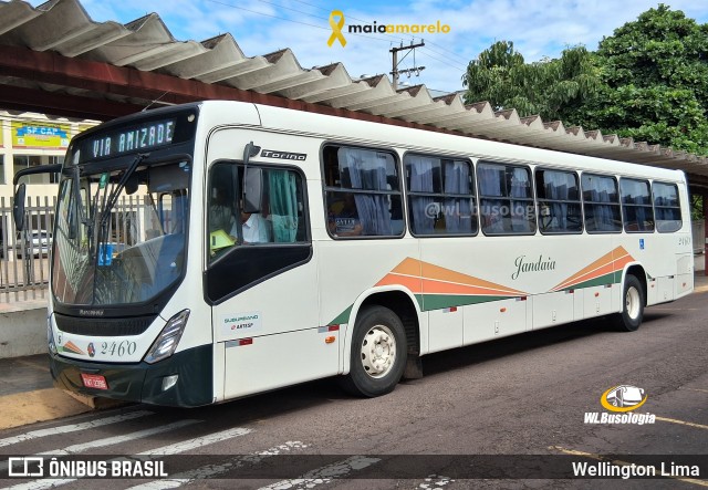 Jandaia Transportes e Turismo 2460 na cidade de Presidente Prudente, São Paulo, Brasil, por Wellington Lima. Número da foto: #13077440.