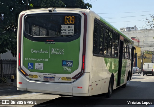 Caprichosa Auto Ônibus B27128 na cidade de Rio de Janeiro, Rio de Janeiro, Brasil, por Vinicius Lopes. Número da foto: #13078345.