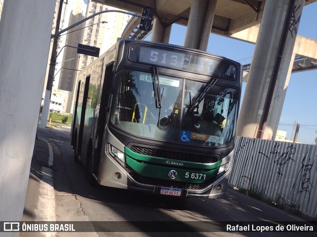 Transunião Transportes 5 6371 na cidade de São Paulo, São Paulo, Brasil, por Rafael Lopes de Oliveira. Número da foto: #13079190.