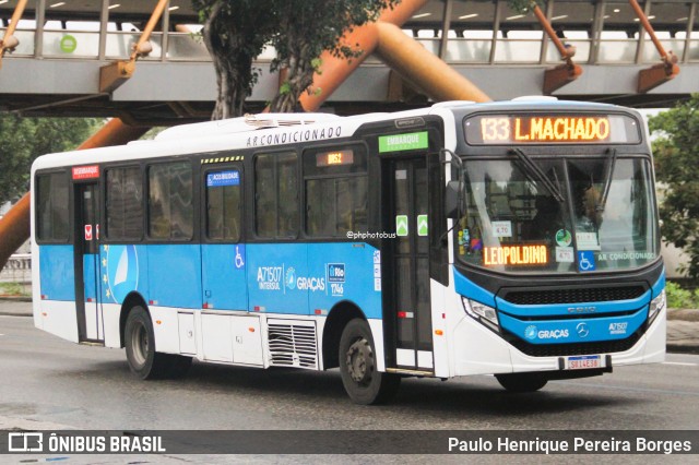 Viação Nossa Senhora das Graças A71507 na cidade de Rio de Janeiro, Rio de Janeiro, Brasil, por Paulo Henrique Pereira Borges. Número da foto: #13079188.