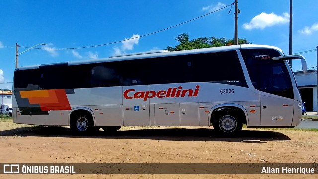 Transportes Capellini 53026 na cidade de Paulínia, São Paulo, Brasil, por Allan Henrique. Número da foto: #13078045.
