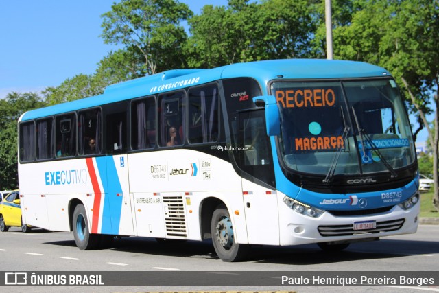 Auto Viação Jabour D86743 na cidade de Rio de Janeiro, Rio de Janeiro, Brasil, por Paulo Henrique Pereira Borges. Número da foto: #13079565.