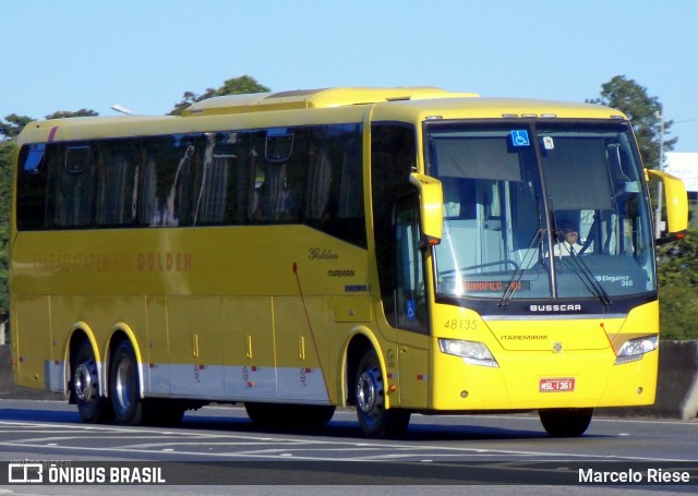 Viação Itapemirim 48135 na cidade de Barra Velha, Santa Catarina, Brasil, por Marcelo Riese. Número da foto: #13080314.
