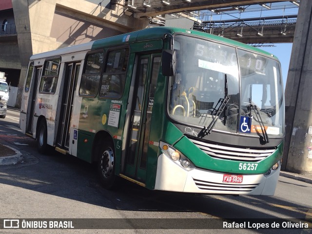 Transunião Transportes 5 6257 na cidade de São Paulo, São Paulo, Brasil, por Rafael Lopes de Oliveira. Número da foto: #13079185.