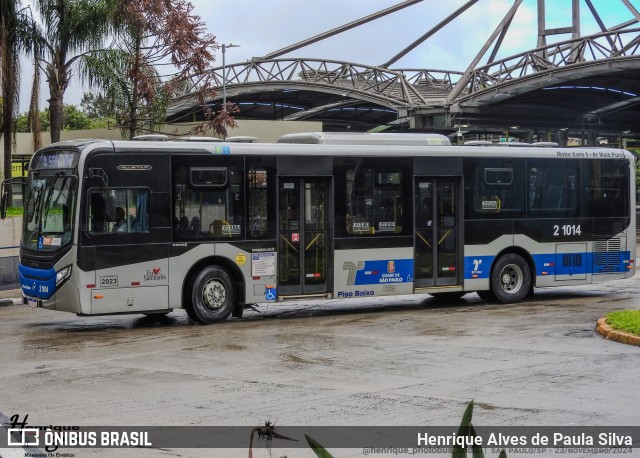 Sambaíba Transportes Urbanos 2 1014 na cidade de São Paulo, São Paulo, Brasil, por Henrique Alves de Paula Silva. Número da foto: #13078396.