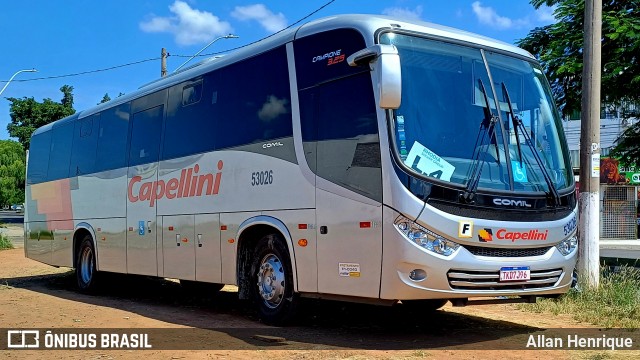 Transportes Capellini 53026 na cidade de Paulínia, São Paulo, Brasil, por Allan Henrique. Número da foto: #13079004.