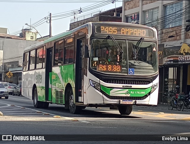 Viação Elite RJ 176.066 na cidade de Volta Redonda, Rio de Janeiro, Brasil, por Evelyn Lima. Número da foto: #13077446.