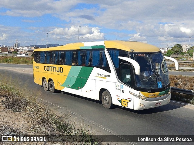 Empresa Gontijo de Transportes 18920 na cidade de Caruaru, Pernambuco, Brasil, por Lenilson da Silva Pessoa. Número da foto: #13078992.