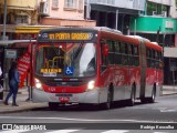 Trevo Transportes Coletivos 1121 na cidade de Porto Alegre, Rio Grande do Sul, Brasil, por Rodrigo Koscolka. Número da foto: #:id.