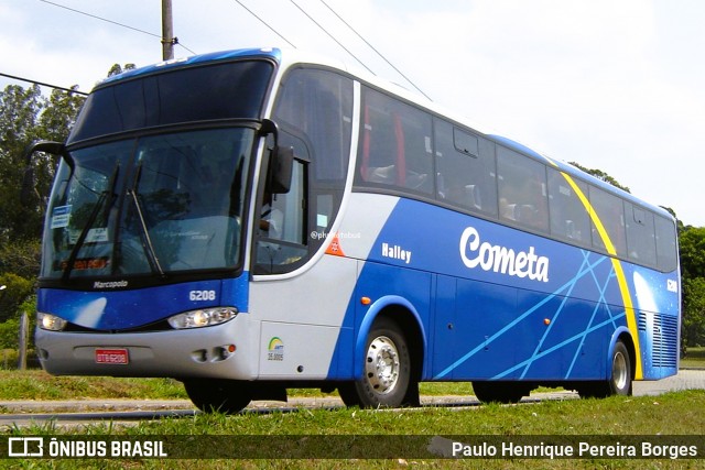 Viação Cometa 6208 na cidade de Resende, Rio de Janeiro, Brasil, por Paulo Henrique Pereira Borges. Número da foto: #13082682.