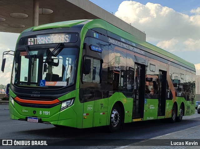 TRANSPPASS - Transporte de Passageiros 8 1191 na cidade de São Paulo, São Paulo, Brasil, por Lucas Kevin. Número da foto: #13080847.