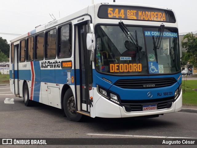 Viação Nossa Senhora da Penha RJ 188.131 na cidade de Nova Iguaçu, Rio de Janeiro, Brasil, por Augusto César. Número da foto: #13083565.