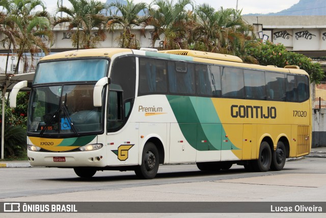 Empresa Gontijo de Transportes 17020 na cidade de Rio de Janeiro, Rio de Janeiro, Brasil, por Lucas Oliveira. Número da foto: #13081730.