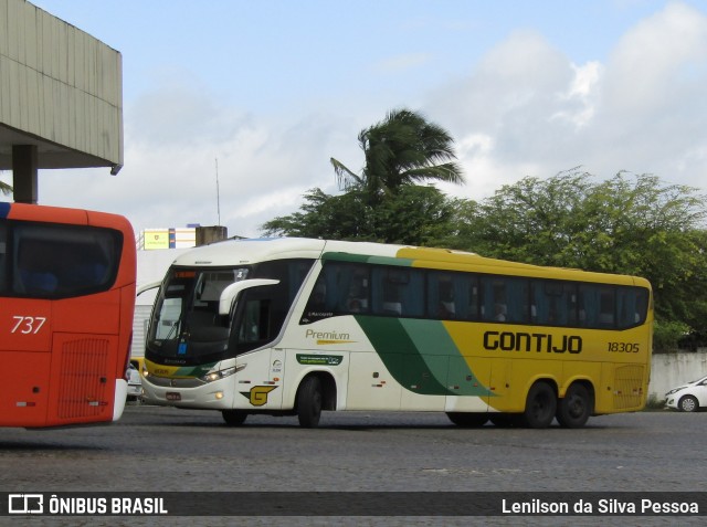 Empresa Gontijo de Transportes 18305 na cidade de Caruaru, Pernambuco, Brasil, por Lenilson da Silva Pessoa. Número da foto: #13083422.